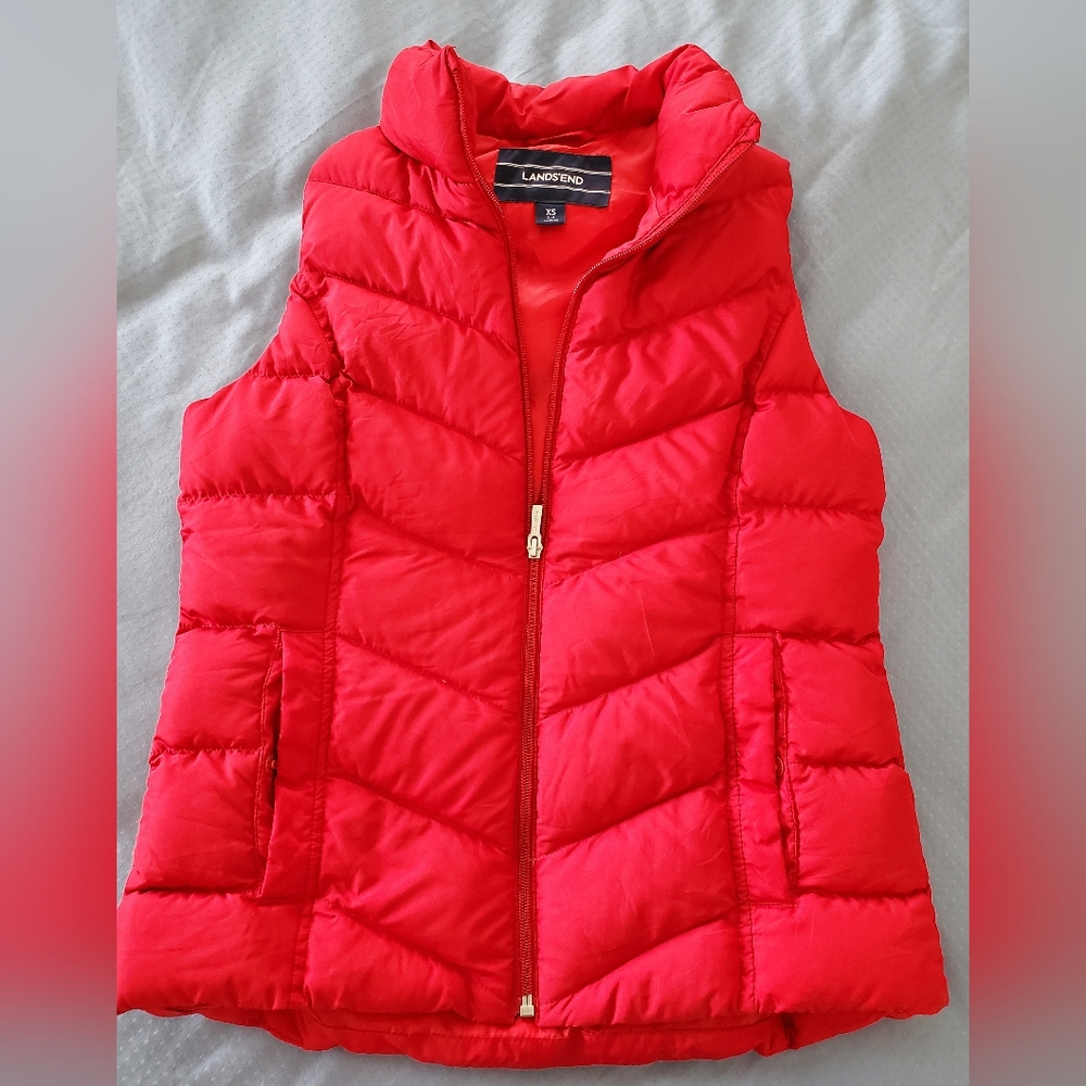 Xs Lands' End puffer vest